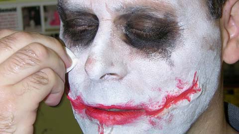 How To Make a Joker Style Silicone Scar Appliances