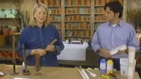 How To Make a Faux Bois Candle Mold Using OOMOO™ With Martha Stewart