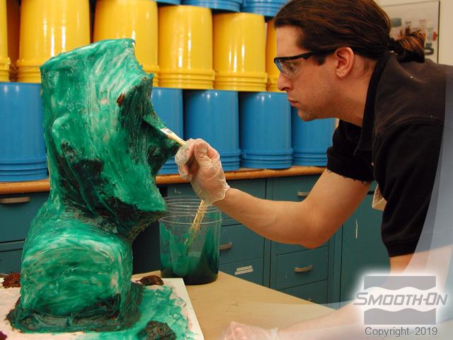 Making a Brush-On Mold Using Dragon Skin® Silicone Rubber