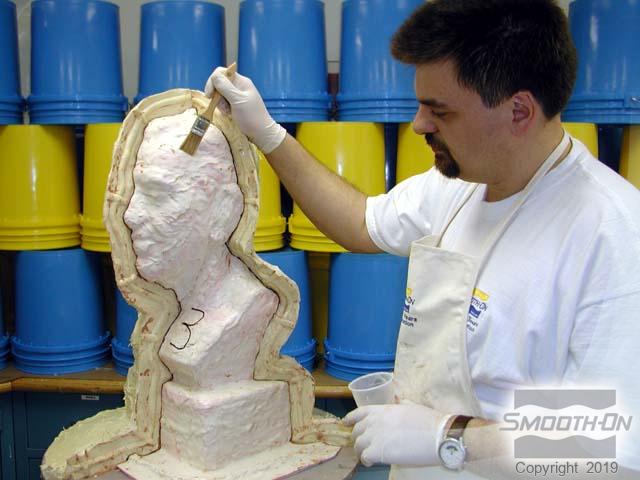 Reproducing a 3-D Sculpture using Brush-On® 40 Mold Rubber