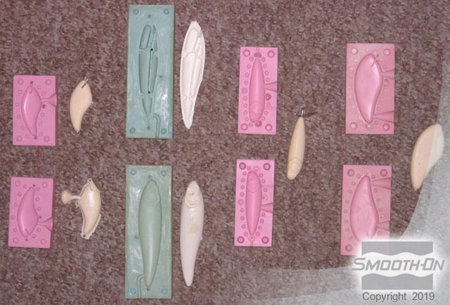 Silicone Mold Making: a how to guide on making a mold for casting resin fishing  lures 