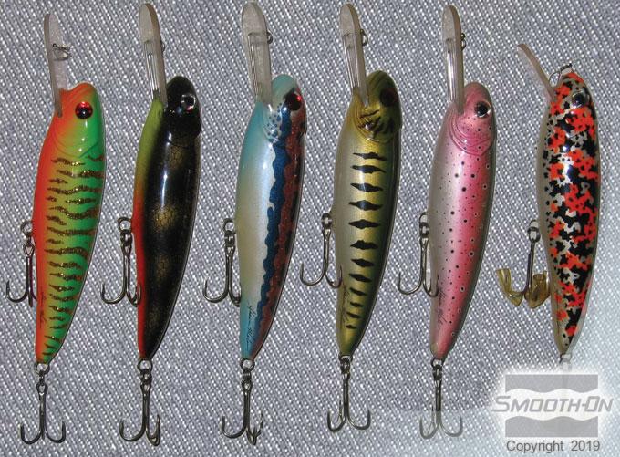 Custom Fishing Lures created with Feather Lite™