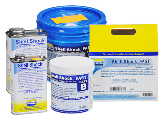 Ecoflex™ 5 vs. Shell Shock™ FAST vs. EpoxAcast™ 650 + 102 HardenerEcoflex™ 5