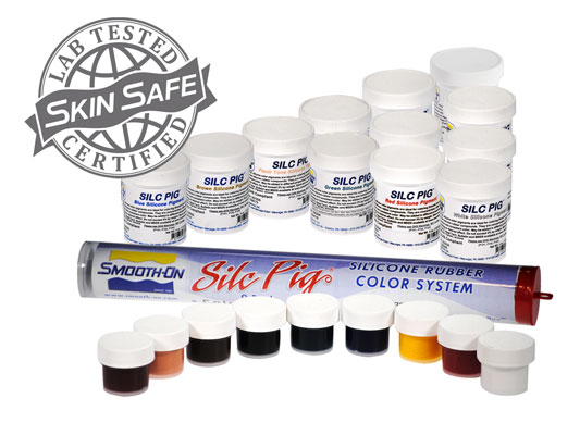 Smooth-On Silc Pig Silicone Color Pigments 9 Pack