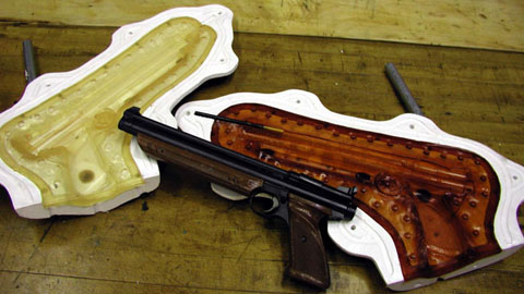 How To Make a Urethane Rubber Mold of Prop Gun