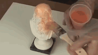 How to Make a Silicone Brush On Mold of a 3D Object
