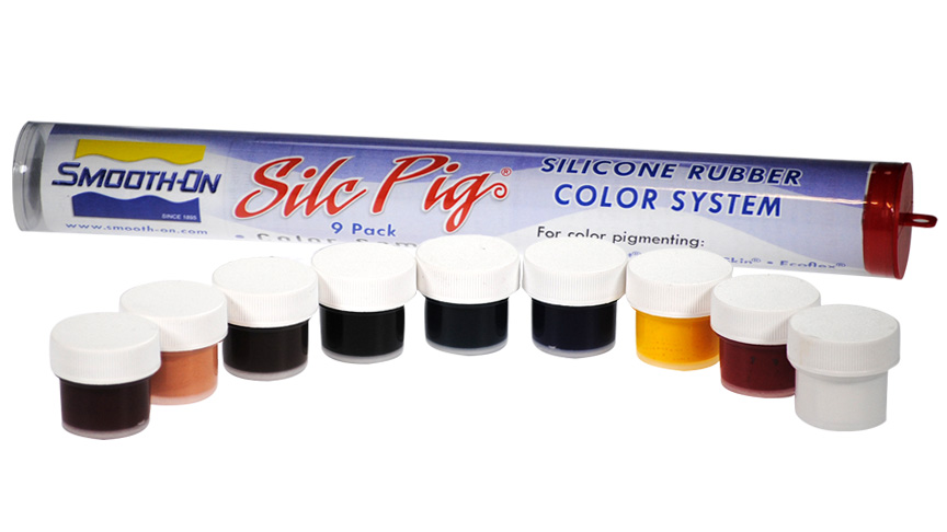 Silc-Pig Silicone Pigment 9-Pack Color Sampler 