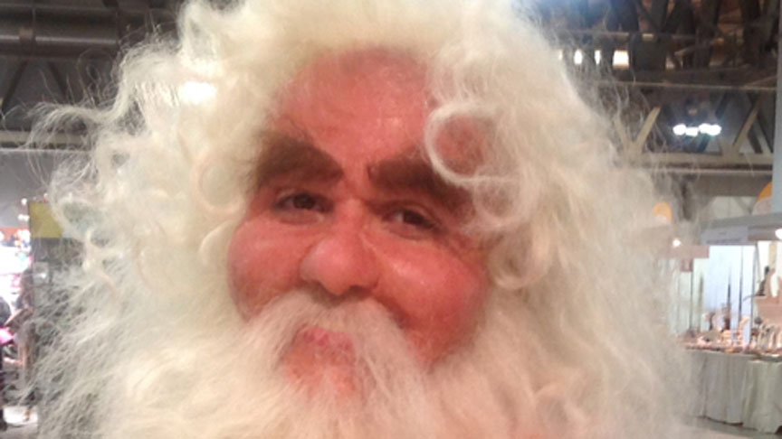 An Amazing Santa Claus Transformation Makeup