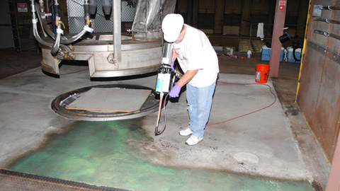 EZ-Spray™ Silicone 20 Floor Coating Application