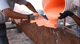 How To Make Decorative GFRC Panels from a Jungle Tree Trunk