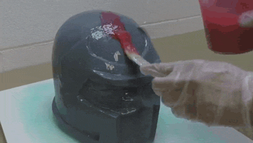 How To Make a Silicone Glove Mold for a Resin Cosplay Helmet