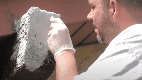 Repairing a Rotted Wooden Post Using Smooth-On High Temp Epoxies