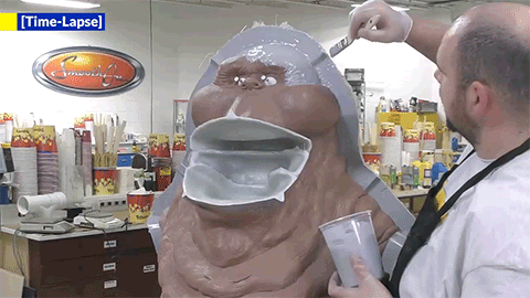 Making An Epoxy Mold For A Life Size Slimer Prop